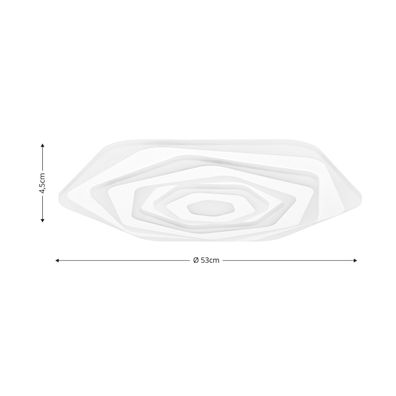 Brilagi - LED Stmievateľné stropné svietidlo MODERN LED/85W/230V 2700-6500K + DO
