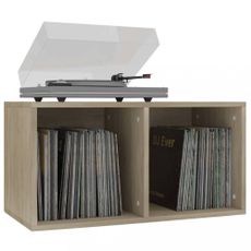 Úložný box na LP dosky drevotrieska Dekorhome
