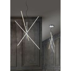 Trio - LED Stmievateľný luster na lanku TIRIAC 3xLED/7,5W/230V