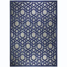 Flair Rugs koberce Kusový koberec Piatto Oro Blue – na von aj na doma - 80x150 cm