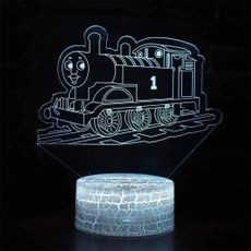 3Dmix 3DL-DRGB003 – 3D LED nočná lampa - Vlak Tomáš (Dual RGB)