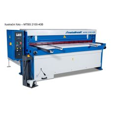 Elektrické nožnice na plech MTBSI 2550-40 B s programovateľným zadným dorazom