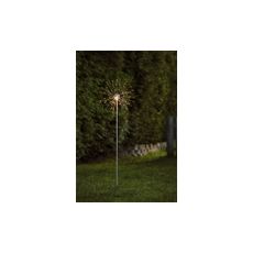 Vonkajšia zapichovatelná svetelná dekorácia Star Trading Outdoor Firework Flattio, výška 110 cm