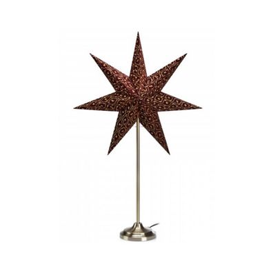 Markslöjd 705313 - Vianočná dekorácia BAROQUE 1xE14/25W/230V 65 cm hnedá