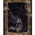 Dywany Łuszczów Kusový koberec Miro 51278.809 Marble black/gold - 160x220 cm