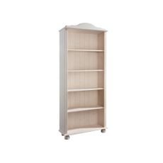 Biela knižnica z borovicového dreva 70x181 cm Ella – Støraa
