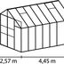 Skleník URANUS 11500 polykarbonát čierny Lanitplast Polykarbonát 6 mm