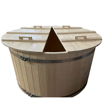 Deokork Drevená kaďa s vložkou Hot tub (900L)