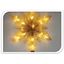 Vianočný LED zápich Vločka číra, 25 LED, 6,6 x 24 x 3,5 cm