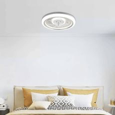 Aigostar - LED Stm. stropný ventilátor LED/40W/230V 2700/4000/6500K + DO biela