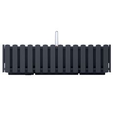 NABBI DDEF600W samozavlažovací plastový balkónový kvetináč 58 cm antracit