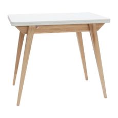 Rozkladací jedálenský stôl s bielou doskou 65x90 cm Envelope – Ragaba