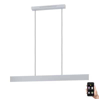 Eglo 31436 - LED RGBW Stmievateľný luster na lanku ANDREAS-Z LED/38W/230V biela