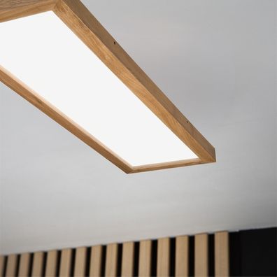 Brilagi-LED Stmievateľné svietidlo WOODY FRAME LED/50W/230V dub 120x30 cm IP44 +DO