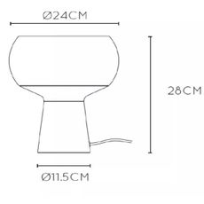 Lucide 05540/01/33 - Stolná lampa FARRIS 1xE27/25W/230V zelená