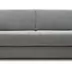 Pohovka na každodenné spanie CAMA 140 COMFORT, šedá (Matrix 17 Dark grey)