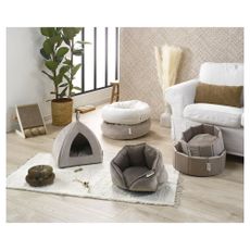 Krémový pelech pre psa ø 40 cm – Love Story