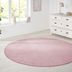 Hanse Home Collection koberce Kusový koberec Nasty 104446 Light-Rose - 133x133 (priemer) kruh cm