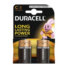 Duracell - 2 ks Alkalická batéria Basic LR14/C 1,5V 2200 mAh