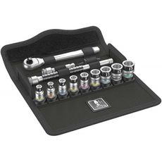 Wera 003756 Sada račňových kľúčov Zyklop Metal 1/4" 8100 SA 12 HF, držiaca funkcia (13 dielov)
