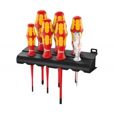 Wera 006480 Skrutkovače Kraftform Plus 160 iS/7 Rack (sada 7 kusov + stojan)