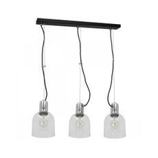 Luster na lanku BANCO 3xE27/60W/230V číra