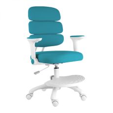 Detská rastúca stolička Neoseat KIDDY THREE — látka, tyrkysová