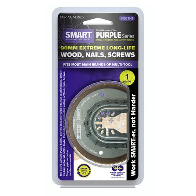Segmentový pílový kotúč SMART ULTIMATE s titánovou čepeľou na drevo a neželezný kov, 90 mm - 1 kus
