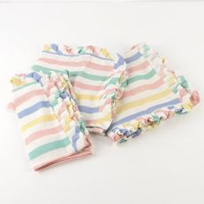 Ľanové obrúsky v súprave 4 ks Multi Stripe – Meri Meri