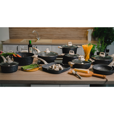 WOK panvica s pokrievkou, priemer 30 cm, KAROTE