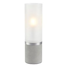 Bielo-sivá betónová stolová lampa (výška 30 cm) Molo - Markslöjd