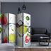 Paraván Fruit cocktail Dekorhome 225x172 cm (5-dielny)