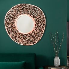 Nástenné zrkadlo Lance L 112 cm medené