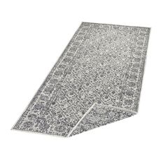 Hanse Home , Kusový koberec Twin-Wendeteppiche 103116 grau creme – na von aj na doma, 80x350, šedá, chodba / predsieň