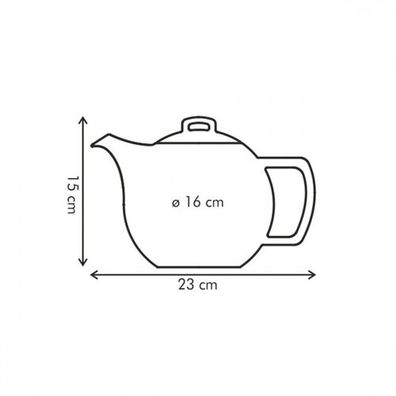 TESCOMA kanvica na čaj CREMA 1.4 l