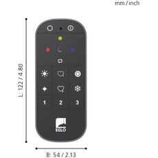 Eglo 99099 - Diaľkové ovládanie CONNECT-Z 2xAAA Bluetooth