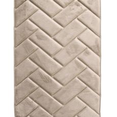 BO-MA koberce Protišmyková kúpeľňová predložka 3D 7288 beige - 50x80 cm