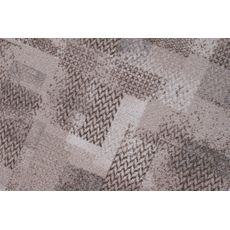 Associated Weavers , Protišmykový behúň na mieru Tribe 37 Khaki, šíre 67 cm, hnedá, chodba / predsieň