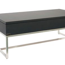 Dieter Knoll KONFERENČNÝ STOLÍK, antracitová, čierna, farba ušľachtilej ocele, kov, keramika, kompozitné drevo, 110/59/40 cm