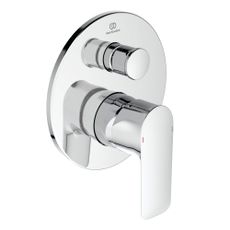 Vaňová podomietková batéria v lesklo striebornej farbe Connect Air – Ideal Standard