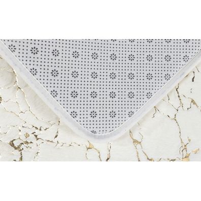 BO-MA , Kúpeľňová predložka Rabbit shine - ivory, 60x100, biela, kúpeľňa