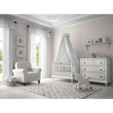 LED Stropné svietidlo GALAXY KIDS LED/24W/230V hviezdičky biela/tyrkysová