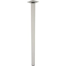 Okrúhla nábytková noha 90 cm biela