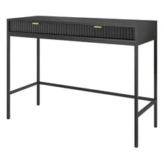Piaski Toaletný stolík Nova 104 cm čierny/čierny rám