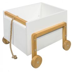 Kocot kids Detský úložný box Victor 60 cm biely