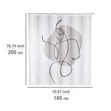 Sprchový záves 180x200 cm Ladyline - Wenko