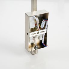 Brilagi - LED Nástenná lampa RAYA 1xE14/40W/230V + LED/3W biela/matný chróm