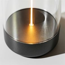 Zuma Line 1001 - LED Stmievateľná nabíjacia lampa ESTERNO LED/0,5W/230V čierna IP54