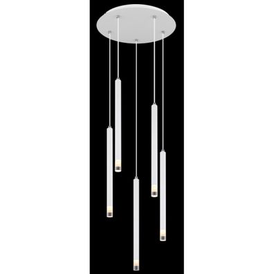 Globo 15629W-5 - Luster na lanku RYAN 5xG9/4W/230V pr. 34 cm
