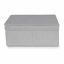 Compactor Skladací úložný kartónový box Wos, 30 x 43 x 19 cm, sivá, S
